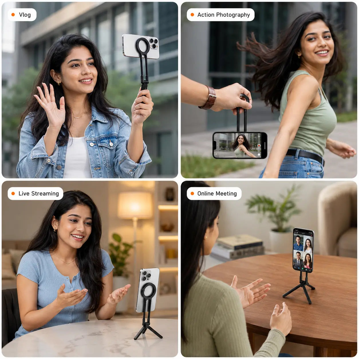 ClipShot Pro – Foldable Phone Tripod & Stand