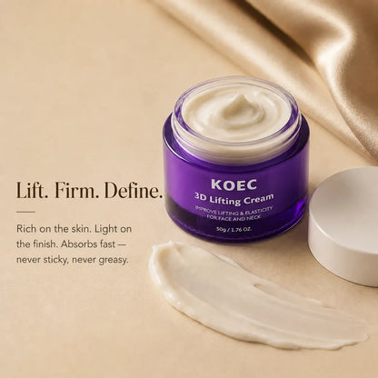 KOEC 3D Lifting Cream — Korean Retinol & Peptide Night Cream