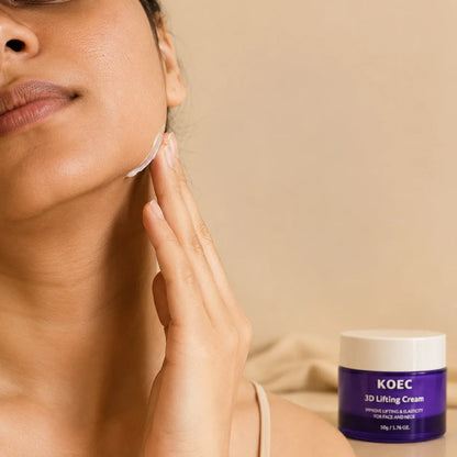 KOEC 3D Lifting Cream — Korean Retinol & Peptide Night Cream