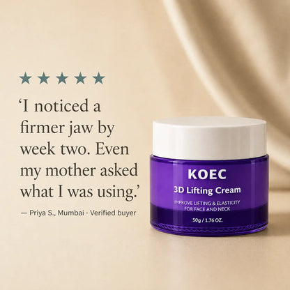 KOEC 3D Lifting Cream — Korean Retinol & Peptide Night Cream