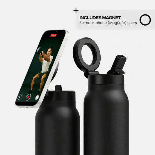 Arvenal SnapFlask — Magnetic Phone-Mount Water Bottle