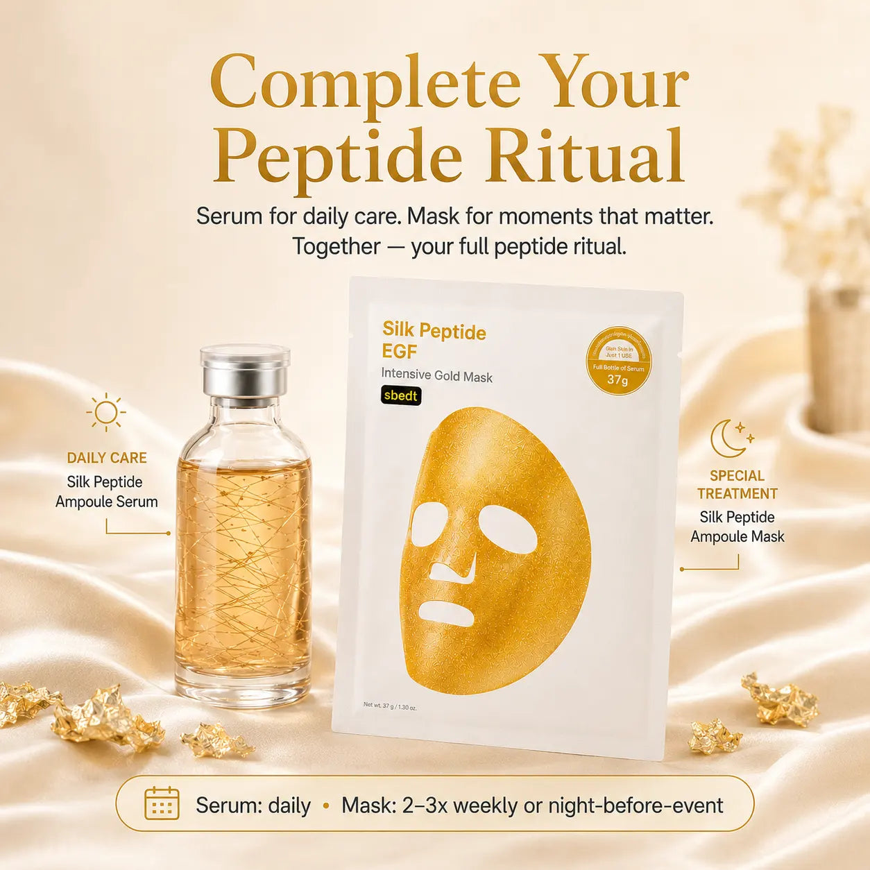 Korean Gold Peptide Hydrogel Mask