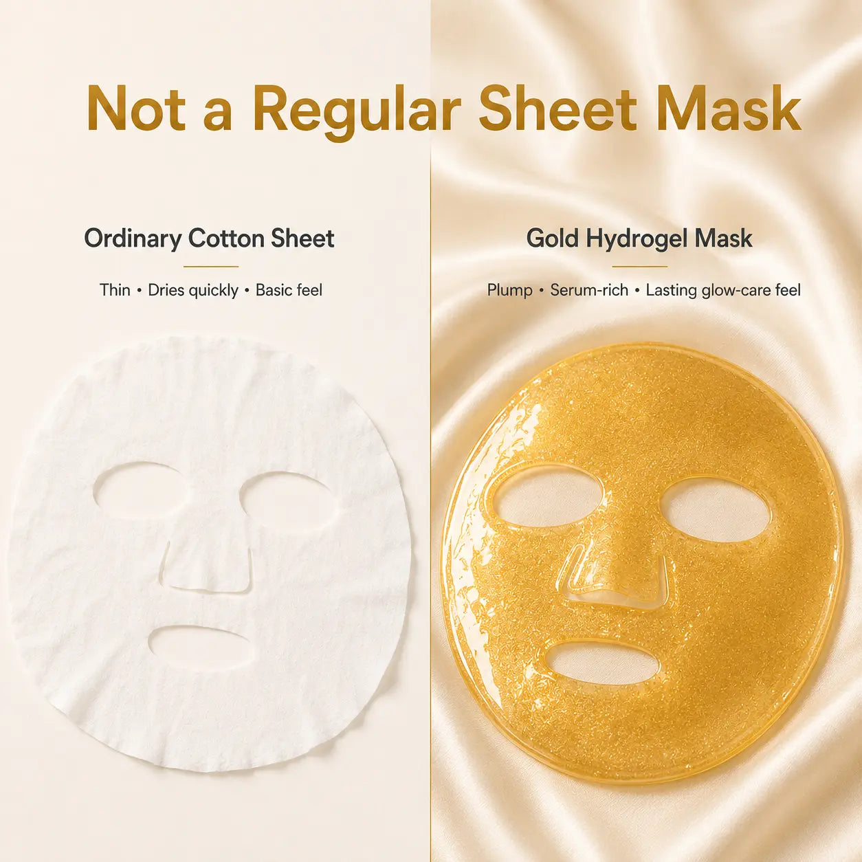 Korean Gold Peptide Hydrogel Mask