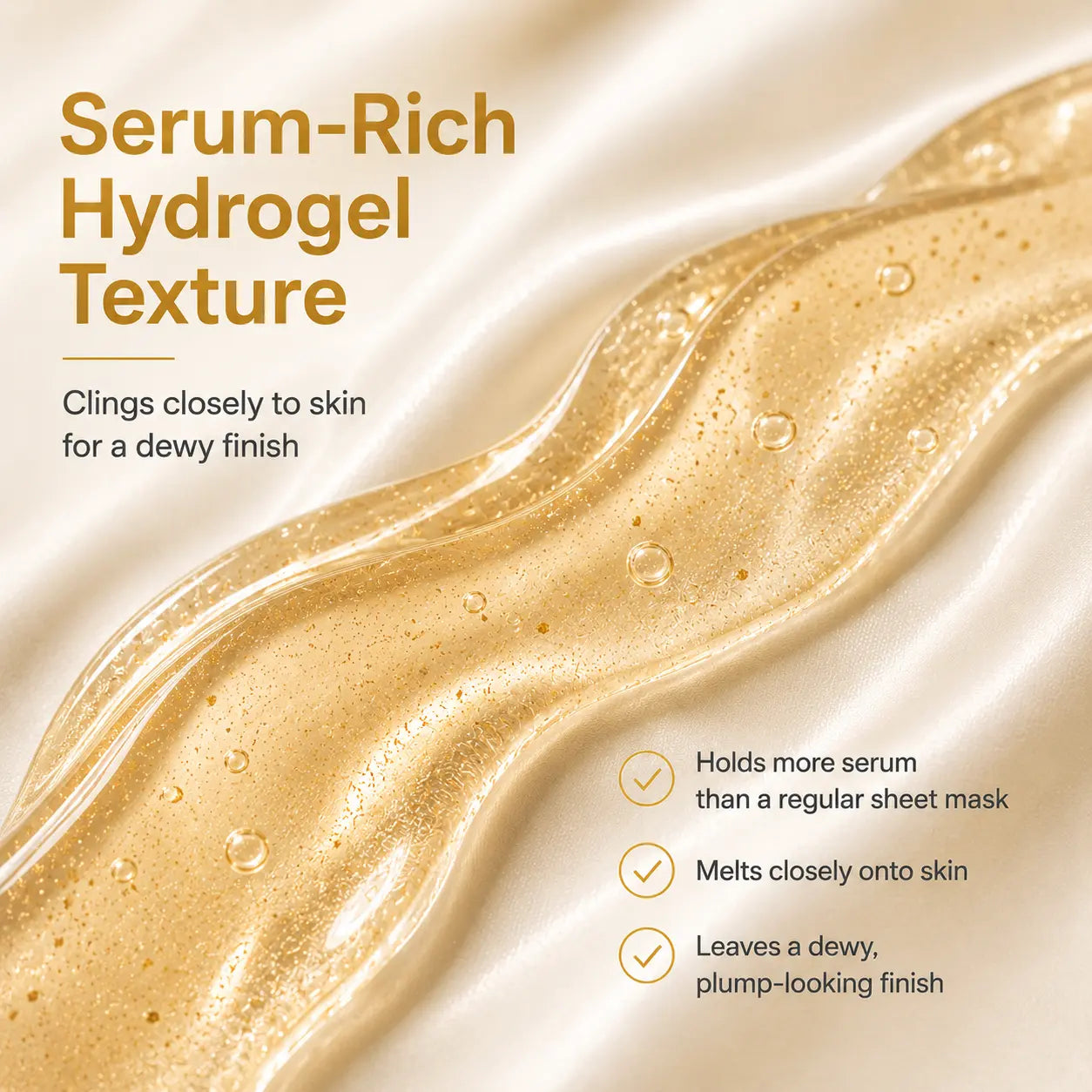Korean Gold Peptide Hydrogel Mask