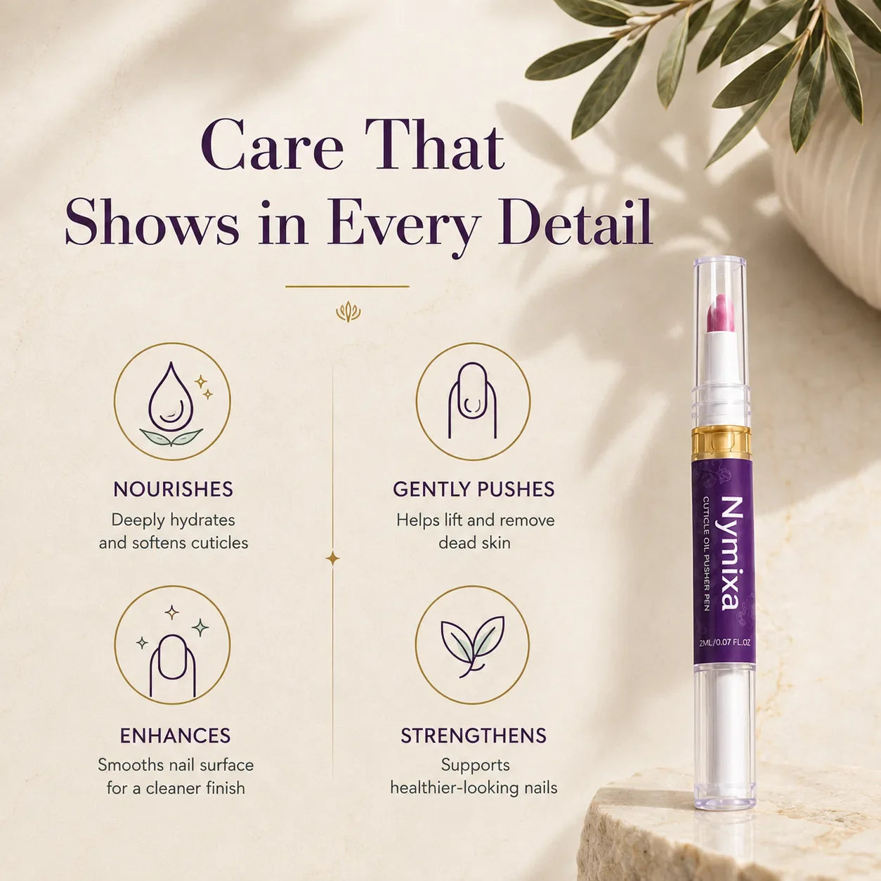 NailLock Duo — Cuticle Remover Cream + Oil Pusher Pen