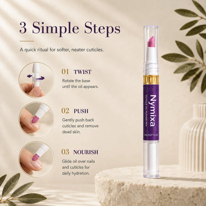 NailLock Duo — Cuticle Remover Cream + Oil Pusher Pen