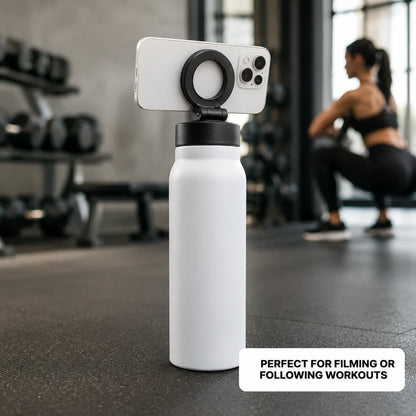 Arvenal SnapFlask — Magnetic Phone-Mount Water Bottle